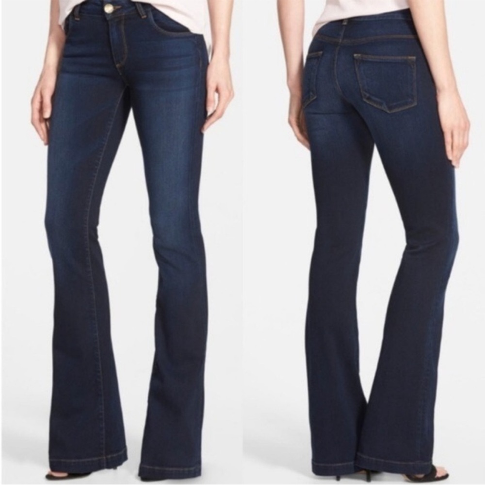 Kut From The Kloth ALI Fit and Flare Jeans Dark Wash 6 - Picture 12 of 12